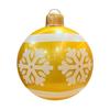18.9 Inch Giant Inflatable Christmas Ball Outdoor Large PVC Blow Up Ball for Outside Yard Lawn Porch Decoration