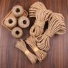 Thick Natural Hemp Rope for DIY, Decorative Binding, Gift Packaging & Cat Climbing