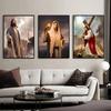 Jesus Canvas Painting Wall Art Poster Print Christ Religious Belief Series Vintage Pictures For Room Church Home Decor Frameless