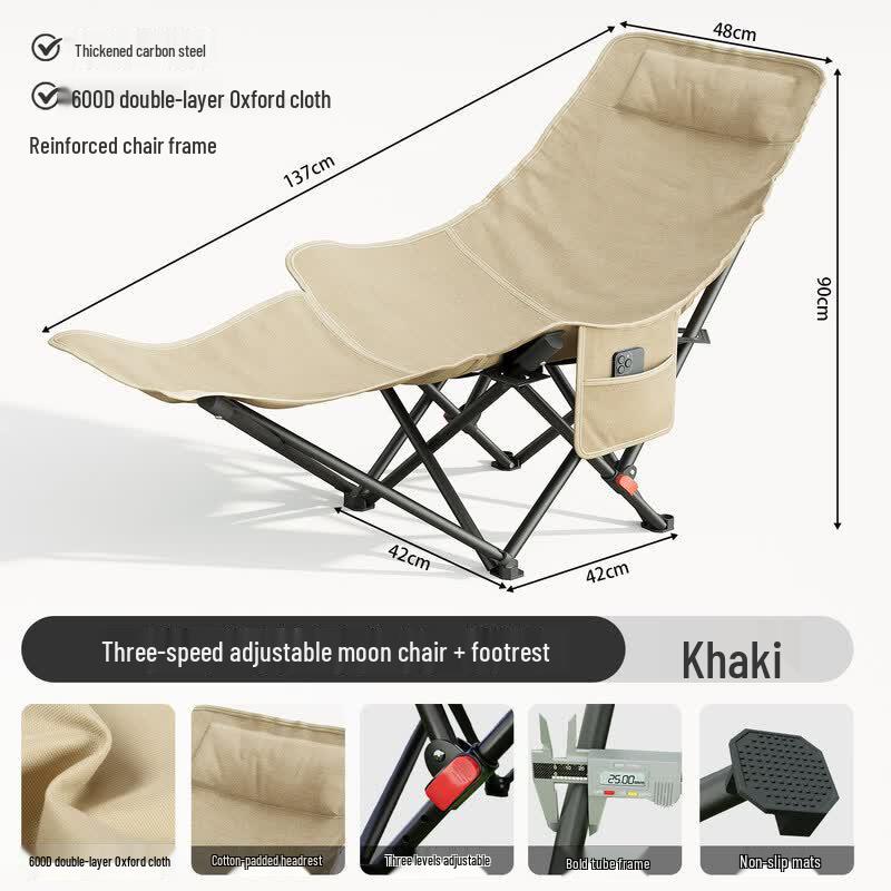 OIMG Folding Reclining Lounge Chair