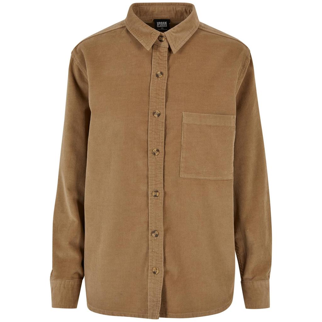 Urban Classics Womens/Ladies Corduroy Oversized Shirt