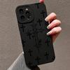 Черные кресты Графический чехол для телефона для iPhone 15 14 13 12 11 X XR Xs SE2 SE 8 7 Plus Pro Max Mini Силиконовая задняя крышка