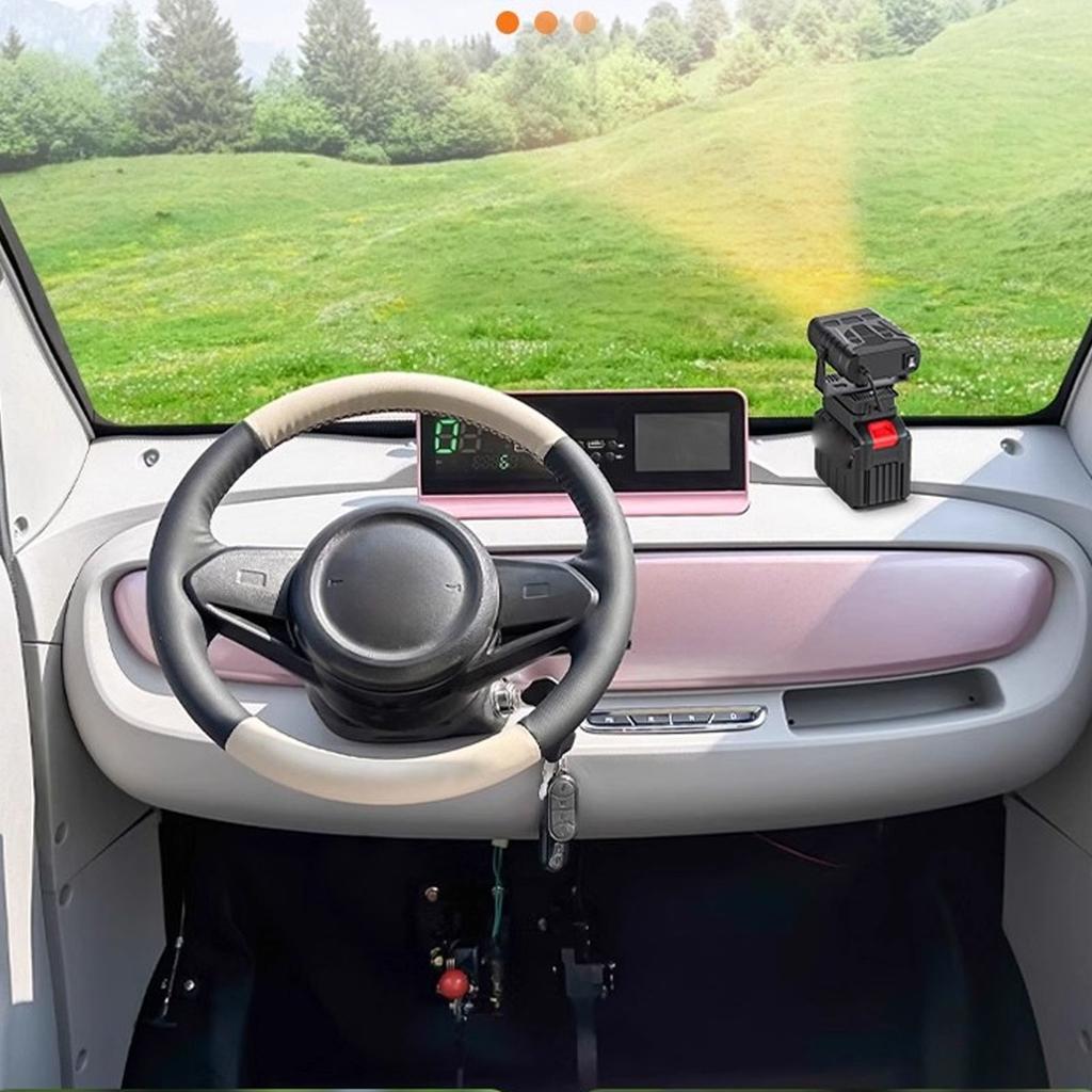 Cordless Portable Car Heater 170W Fast Heating Car Defroster Defogger for Warming Hands Space Heating