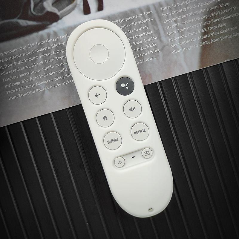 Мягкий силиконовый чехол для пульта Google Chromecast 4K Snow 2020, защитный чехол-оболочка, нескользящий, для пульта Smart TV Chromecast