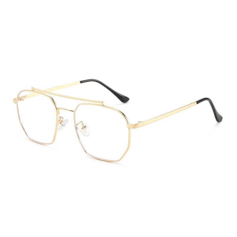 Modern Metal Frame Square Sunglasses For Men Women Uv400 Uv Protection Driving And Outdoor Wear
