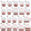 12Pcs/lot Thick Wear-resistant Silicone Floor Protector Chair Leg Caps Anti-slip Pad Table pads