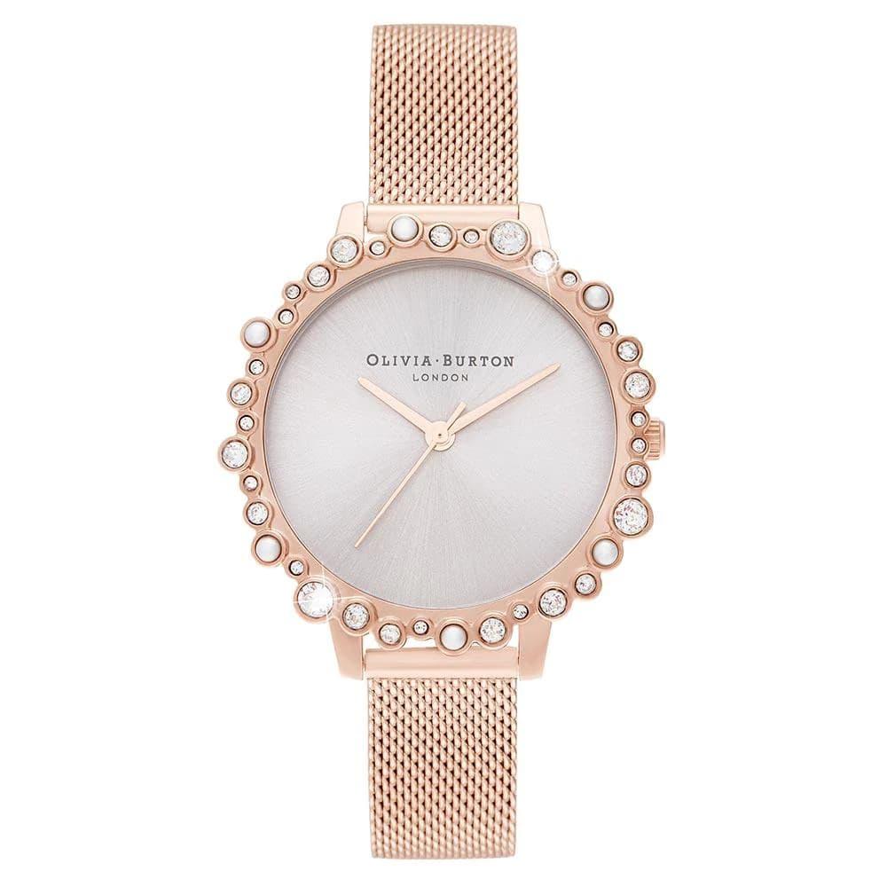 Zegarek OLIVIA BURTON OB16US50. Kwarcowy, Kolor beżowy. Kobieta.