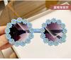 Children'S Sunglasses Girl Cute Flower Sunglasses Travel Seaside Sunshade Glasses 1-6 Years Old Children'S Glasses Tide