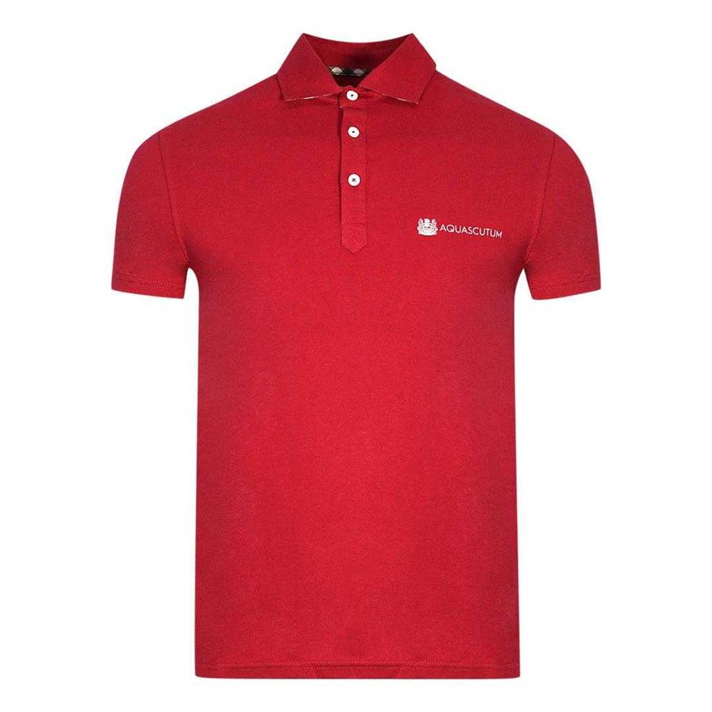 Aquascutum Унисекс Взрослая Футболка-поло Aldis с логотипом-блоком