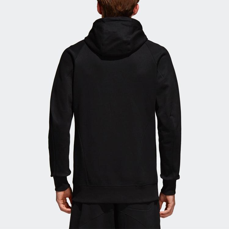 adidas Мужская толстовка на молнии Originals Trefoil, верхняя одежда, черная BQ3092