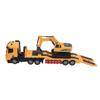 RC Semi Truck Excavator Toy Set Educational Dual Remote Control Powered Battery 2 in 1 Construction