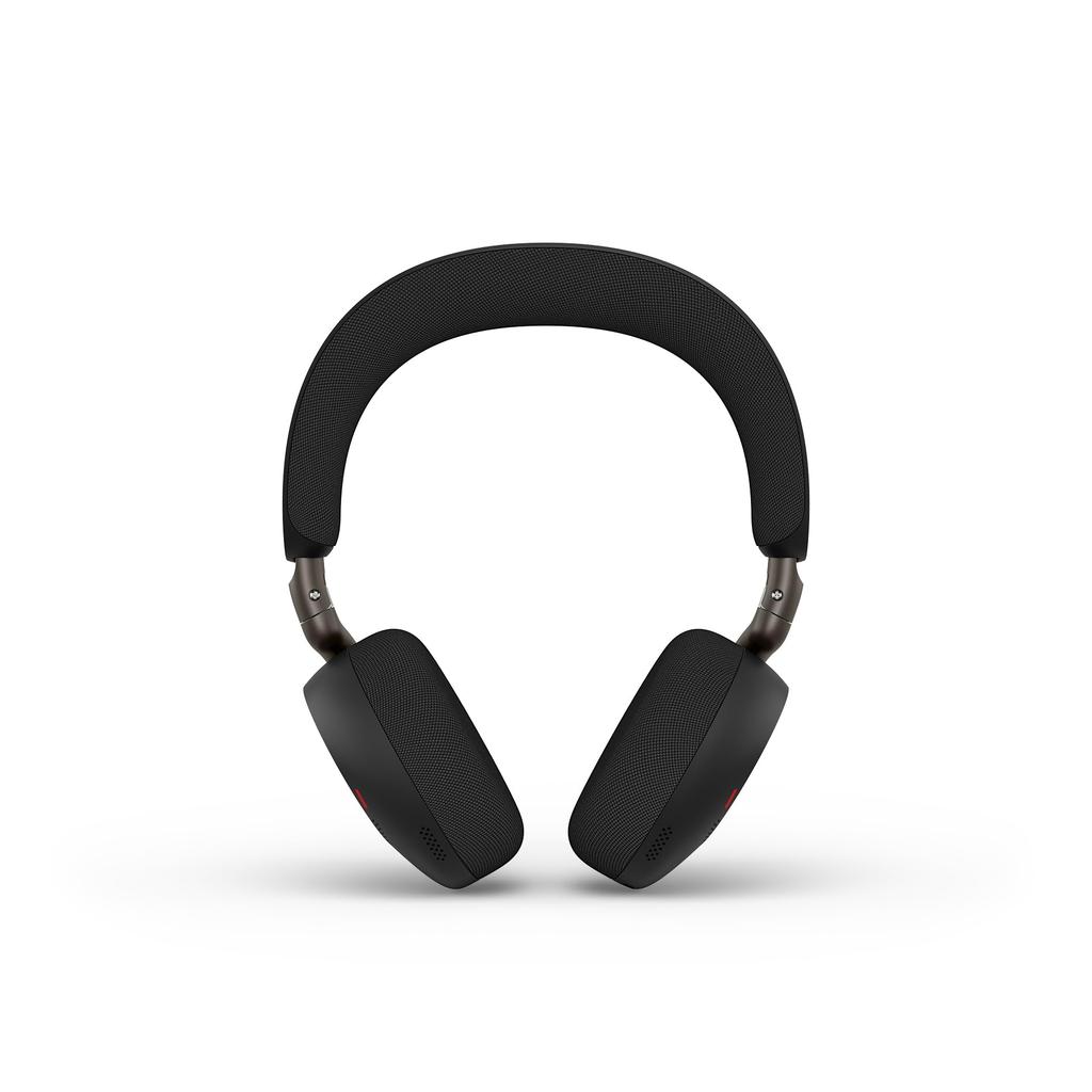 Беспроводная гарнитура Jabra Evolve3 75 UC, двойная, с адаптивным шумоподавлением (ANC), Bluetooth Link390c, черная, складная, накладная, 110 часов воспроизведения