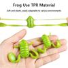 5Pcs Frog Soft Bait 2.5cm 2.25g Frog Baits Artificial Mandarin Fish Snakehead Bass Fishing Lure Swimming Posture Biomimetic Lure