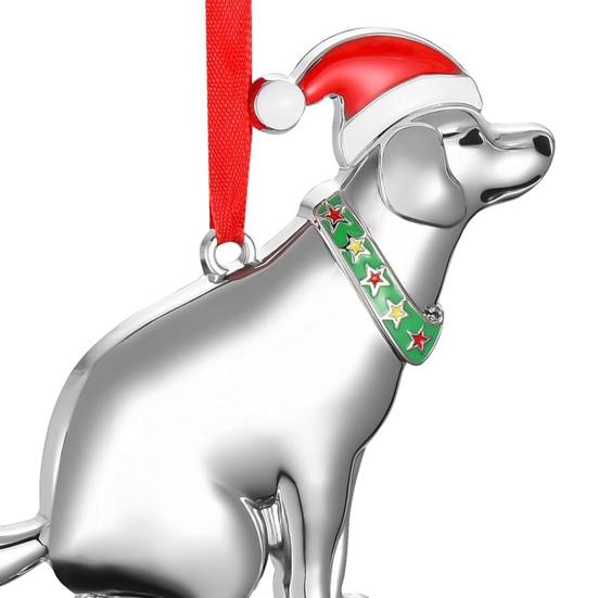 2 шт. Рождественское украшение, забавное украшение в виде какающей собаки, непослушное подвесное металлическое украшение в виде собачьих какашек
