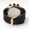 Salvatore Marra Мужские часы Chronograph Business Analog Quartz Черные с салфеткой для чистки, PGBK,