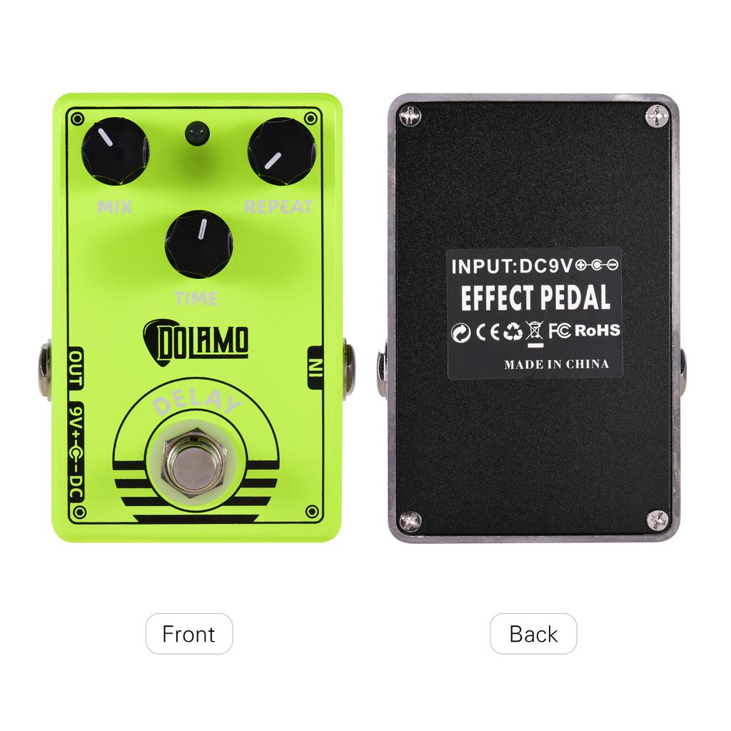 Dolamo D-14 Delay Педаль гитарных эффектов Педаль задержки с повтором микса и регуляторами времени True Bypass