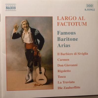 CD РАЗНЫЕ ИСПОЛНИТЕЛИ - Largo Al Factotum 8555922 Naxos 2002 Венгрия ObiClassical Б/У