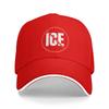 Anti ICE Logo Sun Baseball Cap Summer Unisex-Teens  Custom DIY Trucker Hat Dropshipping Vintage Running Hippie Baseball Caps