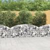 VidaXL Arched Gabion Basket Gabion Cage Gabion Wall Stone Basket Gabion for Stone Garden Patio Outdoor 153463