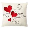 Valentine's Day Bedside Cushion Pillow Cover Couple Confession Supplies Office Home Cushion