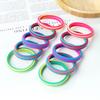 5pcs 5cm Colorful Thick Hair Bands Fluorescent Color Elastic Girls Rubber Band Headwear Scrunchies Holder Hair Accessories Gift