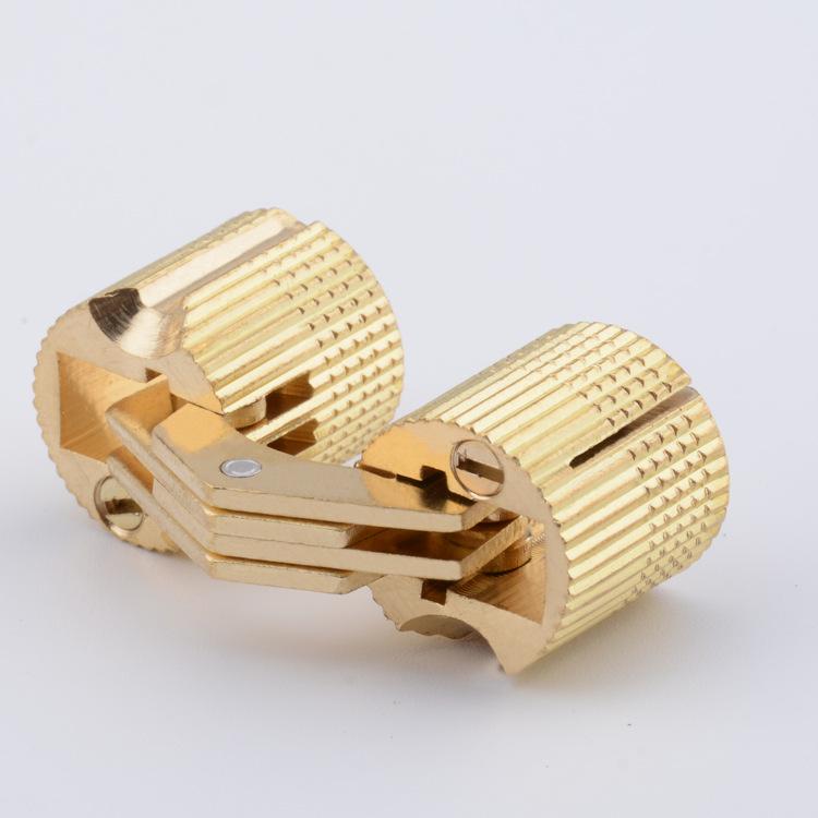 Скрытая петля из чистой меди для складных дверей и шкатулок