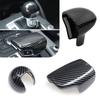 Carbon Fiber Pattern Gear Shift Knob Handle Trim Cover Sticker for  A3 S3 A3L A4L A6L Q2L Q5L Q7 2014 2015 2016 2017 2018