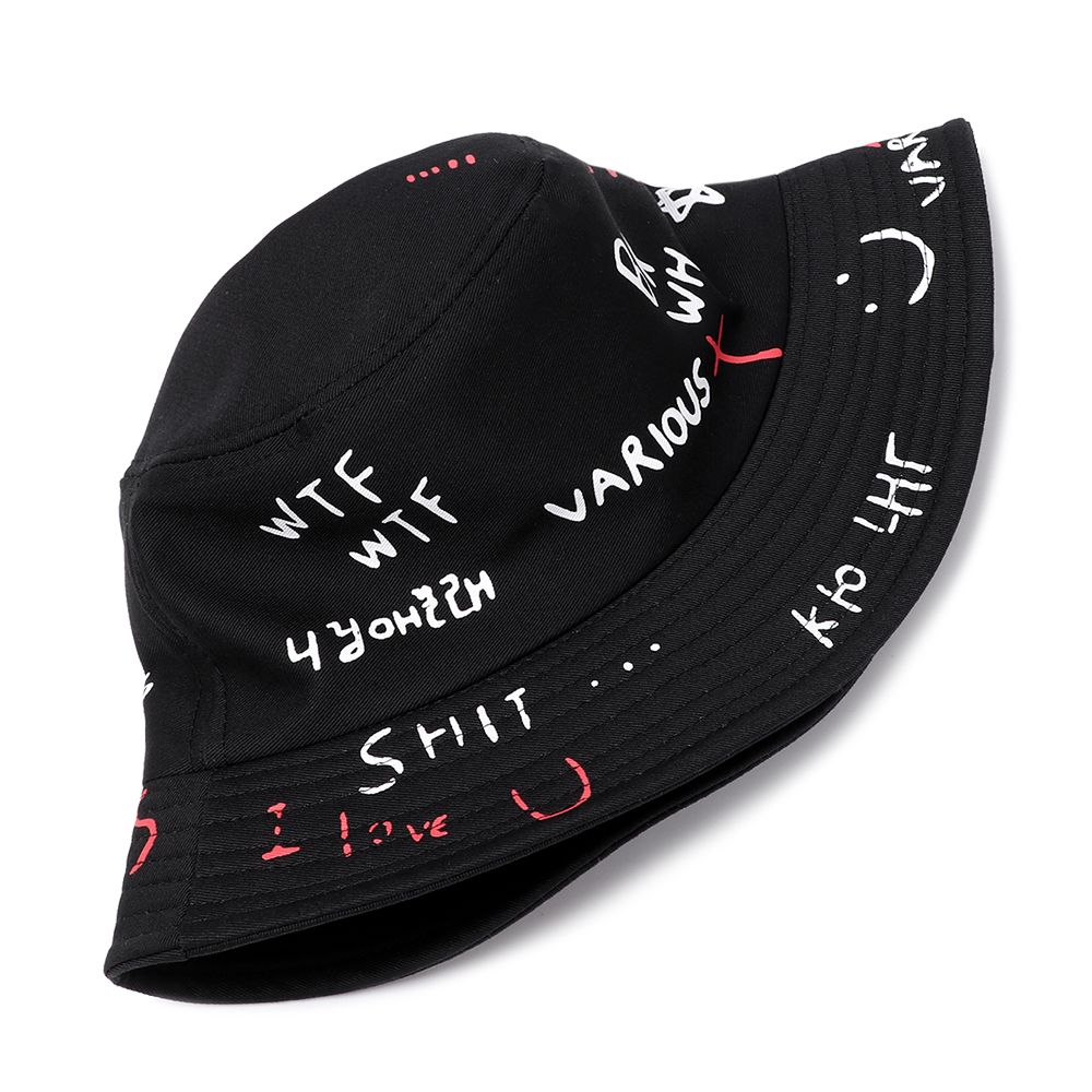 Fashion Outdoor Cotton Fisherman Hat Graffiti Hat Bucket Hat Hip Hop Cap