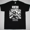 Винтаж KMFDM Группа ОТСТОЙ Короткий рукав Хлопок Черная Футболка Для Мужчин SE235 Унисекс Футболка