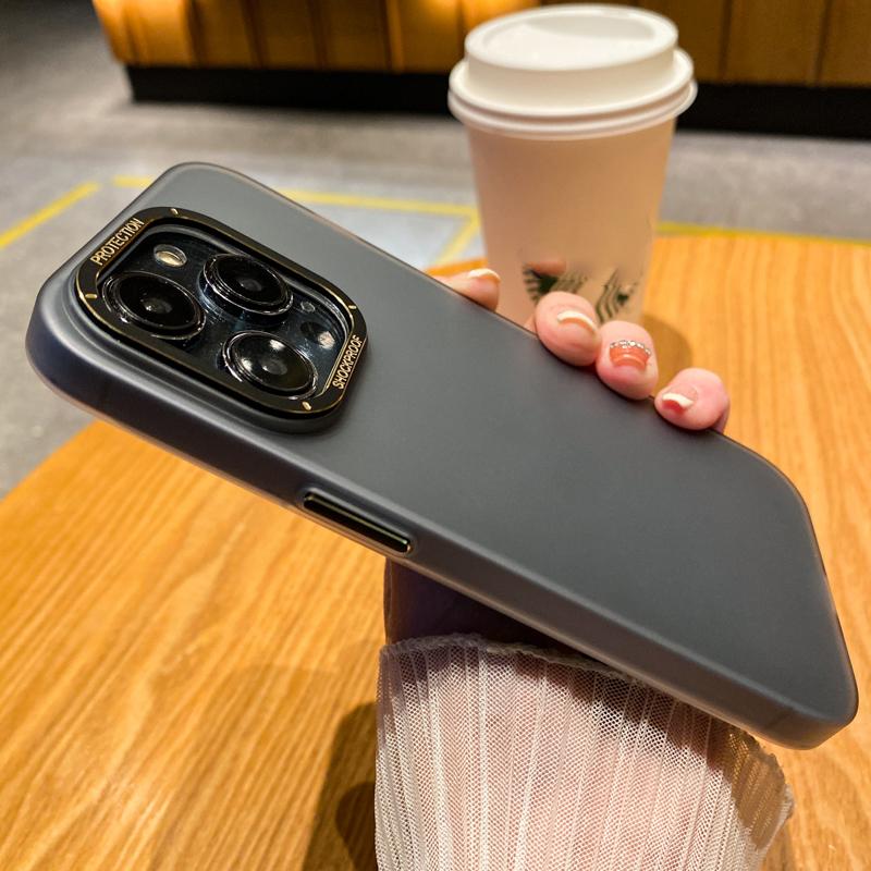 Противоударный металлический чехол с рамкой для камеры для Iphone 14 Pro Max 13 12 Pro Max Armor, матовая прозрачная задняя крышка для чехлов для Iphone 14