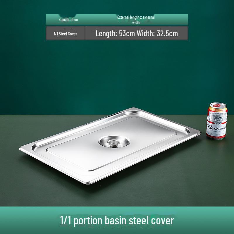 Квадратная сервировочная миска из нержавеющей стали с крышкой для фаст-фуда, молочного чая, приправ или горячих блюд