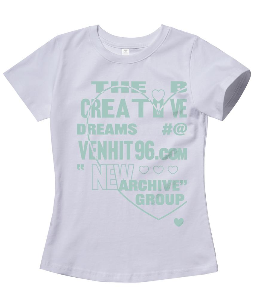 VENHIT Футболка с коротким рукавом Heart Dream Slim Fit