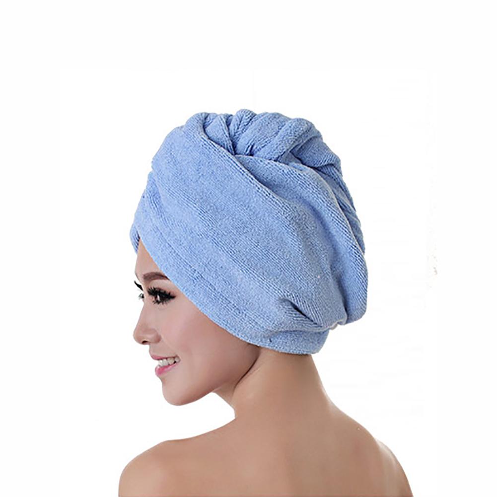 Quick Hair Dry Microfiber Towel Hair Magic Drying Turban Wrap Hat Spa Home Bathing Hair Dry
