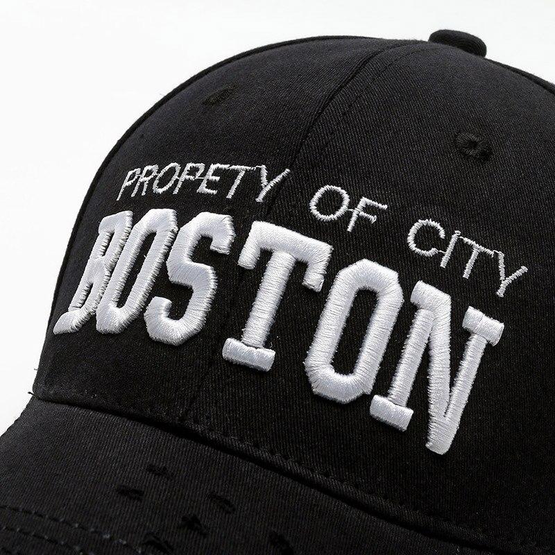 Northwood Хип-хоп BOSTON Бейсбольные кепки с буквами Мужчины Женщины Snapback Шляпы Хлопковая кепка для гольфа Папа Шляпа Кепка дальнобойщика