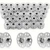 10-100pcs Household Sewing Machine Coil Roller Metal Bobbins Empty Spool Stainless Steel For Silk Thread Winding Tailoring Parts