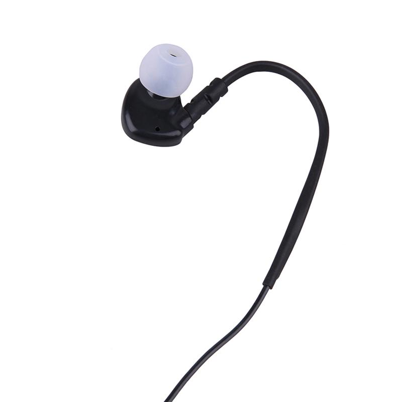 2-контактный наушник-вкладыш, спортивная гарнитура с микрофоном PTT для BAOFENG KENWOOD Retevis HYT Radio L3FE