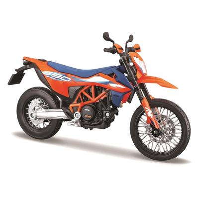 Maisto Масштаб 1/12 KTM 2023 690 SMC R Оранжевый / Литая модель автомобиля Мотоцикл Готовое изделие 23094