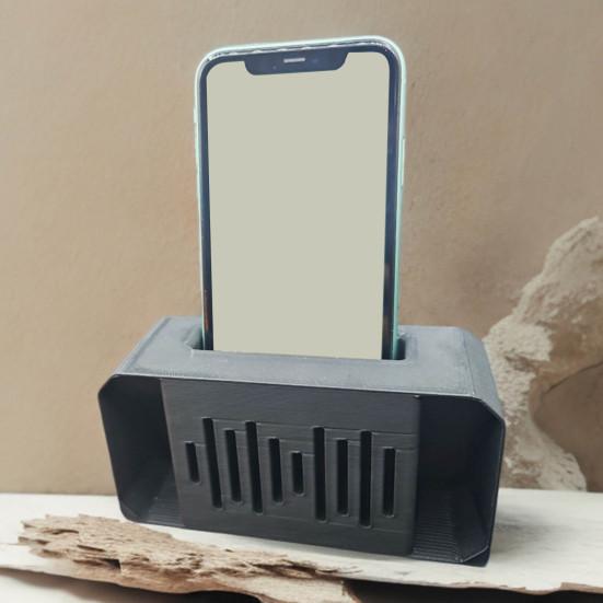 Phone Amplifier Passive Speaker 3D Printed Phone Stand Portable Phone Amp No Charging Required Phone Sound Enhancer for Mobile Phone Cell Phone