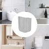 Wall Mounted Tissue Dispenser Luxury Facial Tissue Storage Box No-Drill Bathroom Wall-Mounted Storage Box Toilet Paper Holder