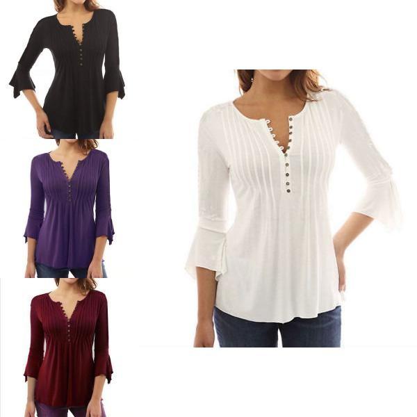 Модная женская приталенная блузка с длинным рукавом, рубашка, повседневная хлопковая футболка для создания непринужденного стиля