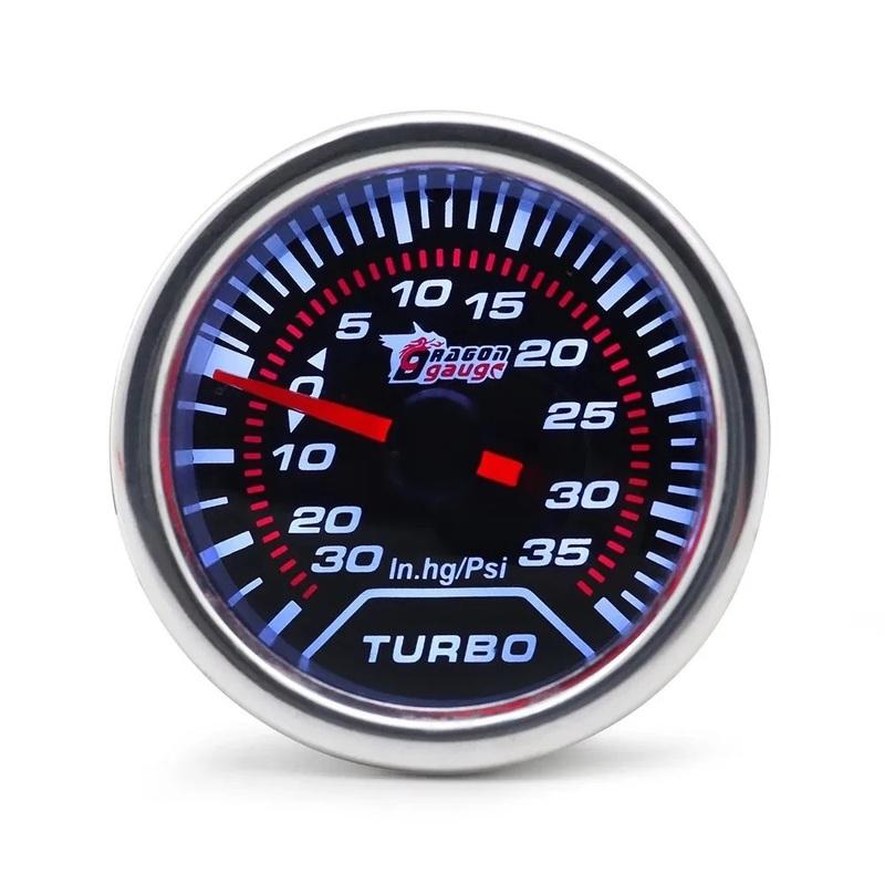 Universal Turbo Boost Gauge PSI Turbocharger Pressure Meter for Car Modification & Racing