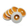 10 упаковок 4"x5/8" тонкошерстяных войлочных полировальных кругов с дисковыми накладками для угловой шлифовальной машины по металлу, мрамору, мебели, автомобильному воску, граниту