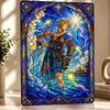 Tidus in Stained Glass Metal Poster Perfect Gift for Fans Lovers Personalized Wall Art Metal Sign for Office Decor Room Home Tin