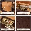 Vintage Cute Overnight Case No Wheels Mini Leather Trunk Suitcase with Shoulder Strap [urecity] & Carry-on