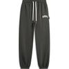 Li Ning Basketball Series Comfortable Versatile Warm Fleece Loose Casual Pants Men Bottoms Gray AKLU519-3