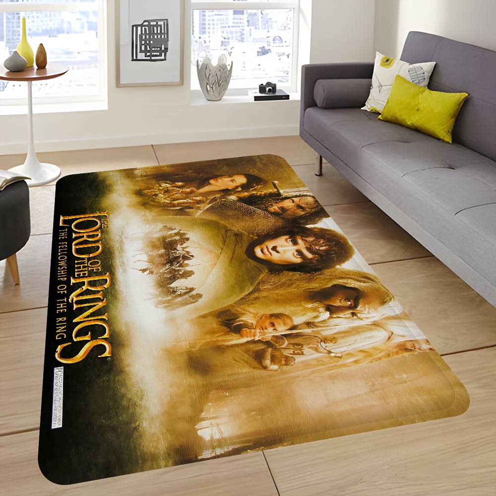 Fantasy Movie The L-Lord Of The R-Rings Entrance Door Mat Washable Non-Slip Living Room Sofa Chairs Area Mat Welcome Doormat