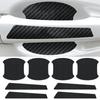 Universal Door Handle Set of Compatible with Multiple Carbon Fiber Door Knob Easy Installation Protectors, 8, Vehicles, Anti-Scratch Protection,
