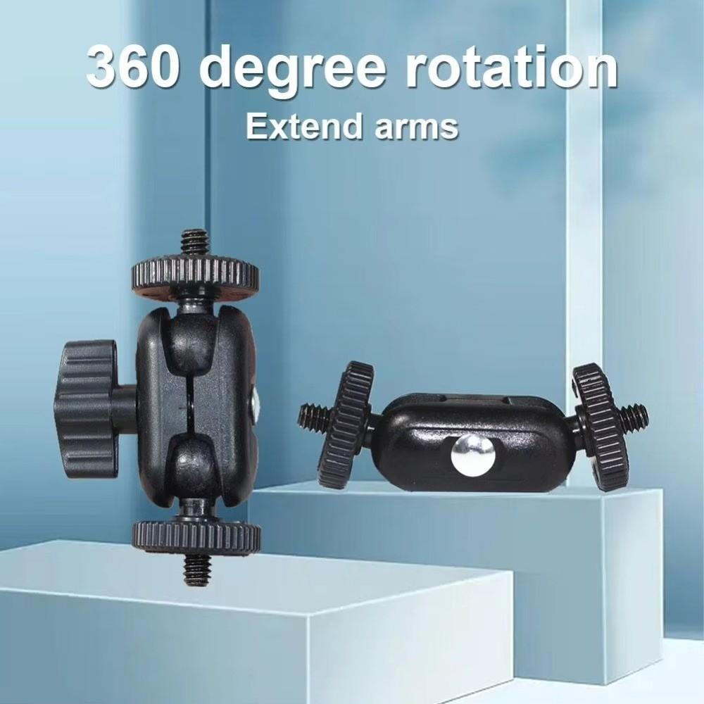 1/4''Screw Mini Magic Arm Stable 360° Rotation Extend Mount for Camera Monitor Video Light Mic