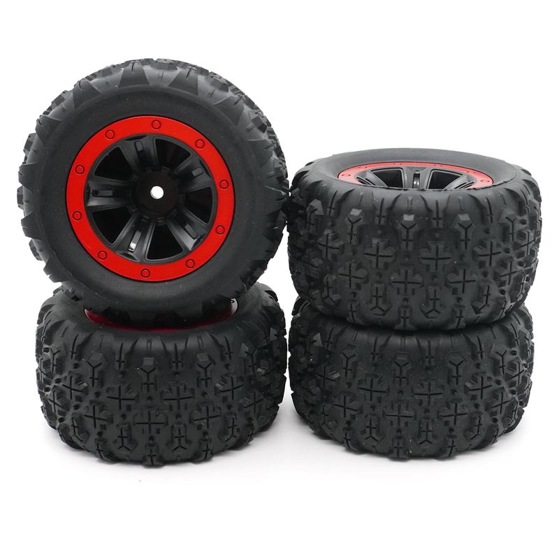 4 шт. 85 мм противоскользящие резиновые колеса 12 мм HEX для 1/14 1/16 WLTOYS 144001 MJX Hyper Go SCY RC Монстр-трак Запчасти для обновления шин