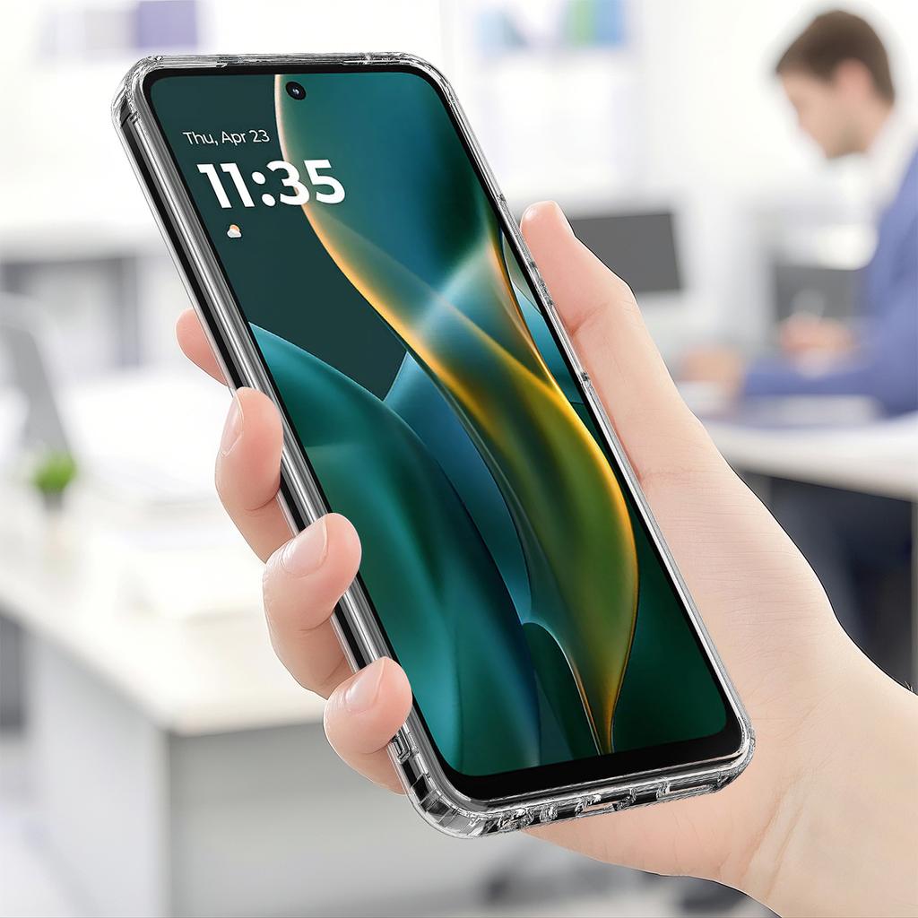 Для Motorola Moto G Stylus 5G (2025) Прозрачный чехол для телефона, совместимый с MagSafe, задняя крышка из ТПУ+акрила